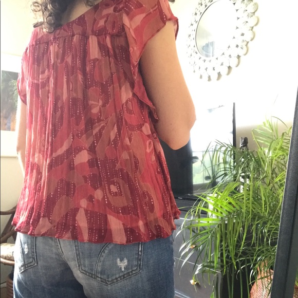 🇫🇷 Pablo Silk Boho Top - Picture 10 of 10